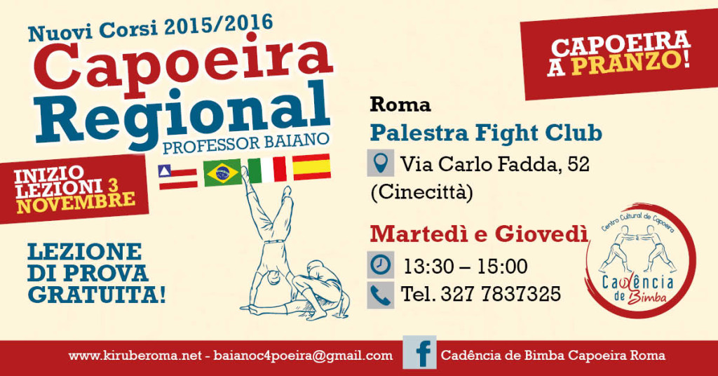 capoeira a pranzo cinecittà